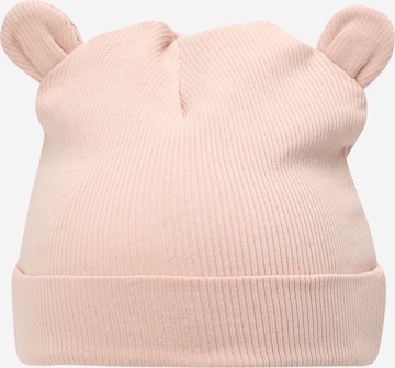 Bonnet Lindex en rose : devant