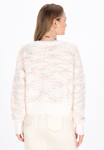 MYMO Gebreid vest in Wit