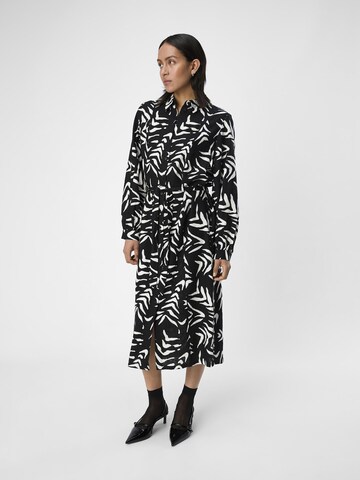Robe-chemise 'Mira' OBJECT en noir