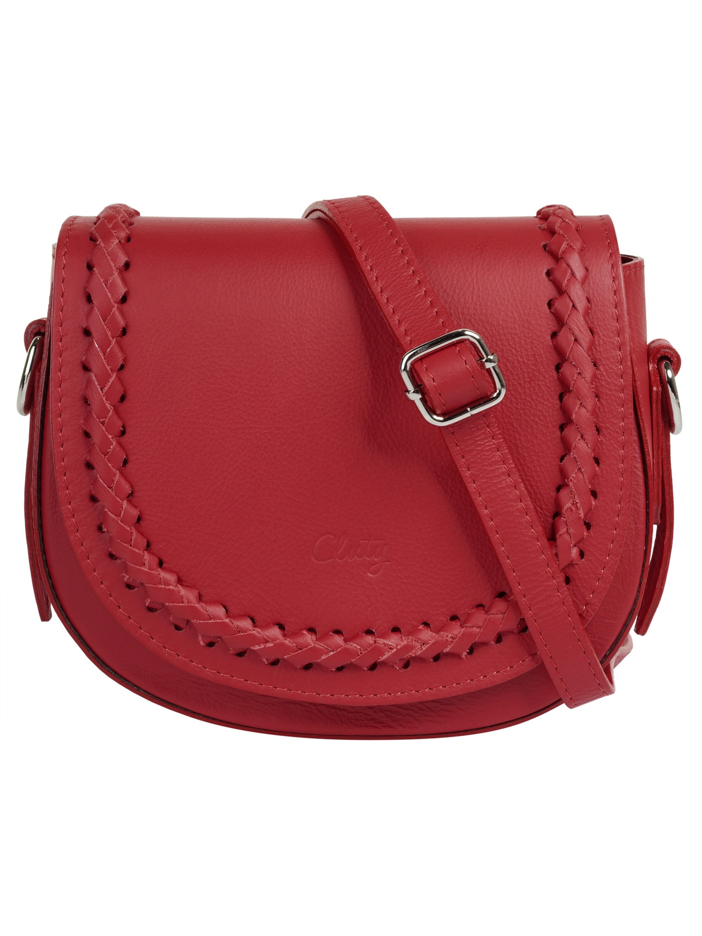 Cluty Crossbody Bag in Red: front
