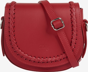 Sac à bandoulière Cluty en rouge : devant