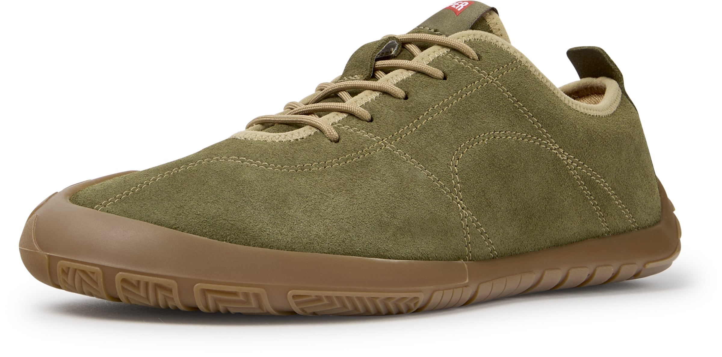 Sneaker bassa ' Peu Path+ ' di CAMPER in verde: frontale