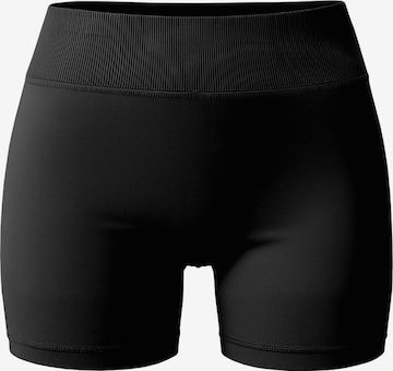 Skinny Pantaloni sportivi 'Scrunch' di Stark Soul in nero: frontale