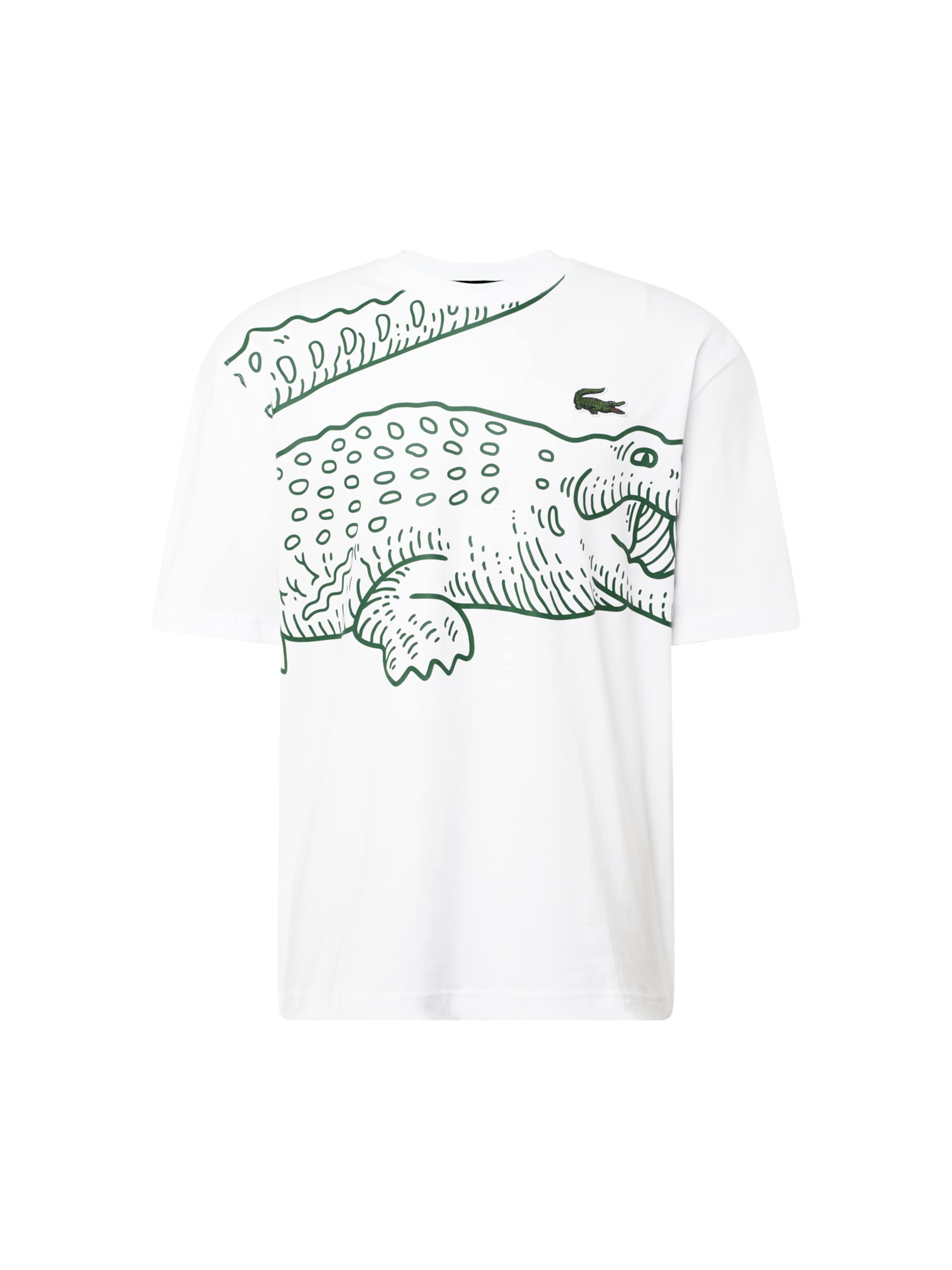 T-Shirt LACOSTE en blanc : devant