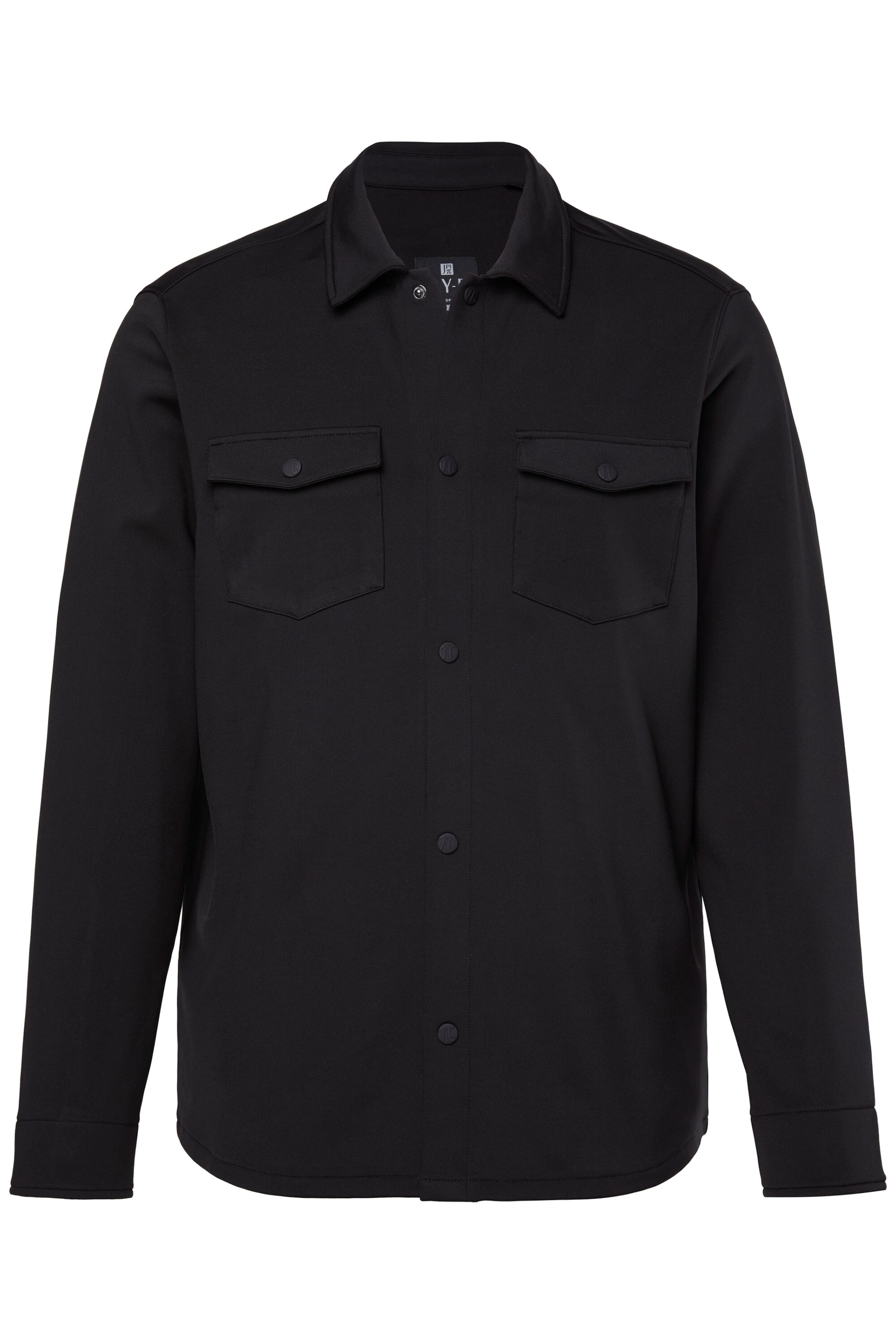 JAY-PI Regular fit Overhemd in Zwart: voorkant