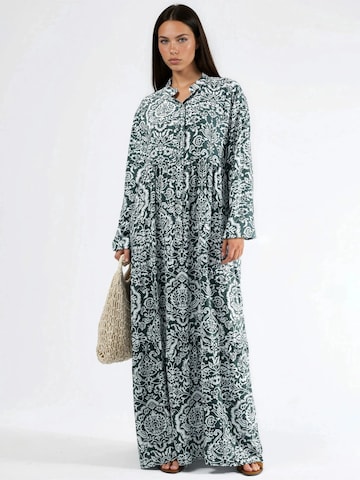 Hiccup Dress in Green: front