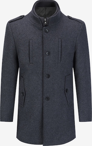 ALLTHEMEN Winter Coat 'Winterruhe' in Grey: front