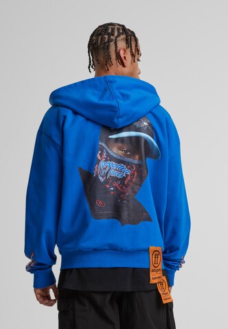 Veste de survêtement Forgotten Faces en bleu : devant