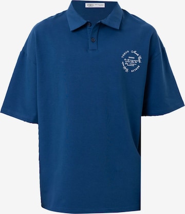 T-Shirt VAMOS CLO en bleu : devant