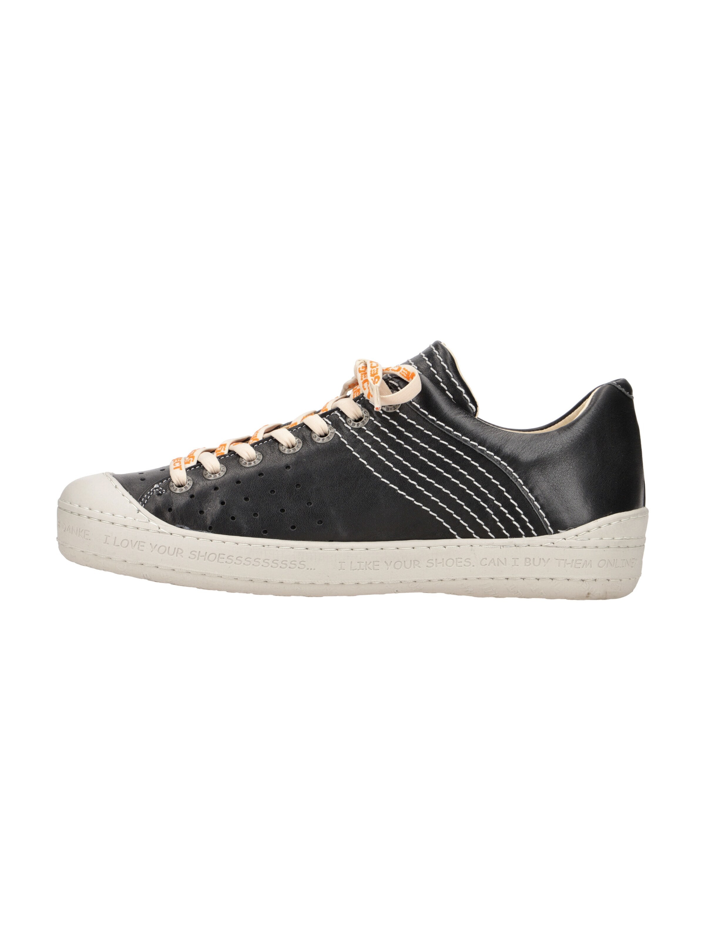EJECT Lace-Up Shoes in Black: front