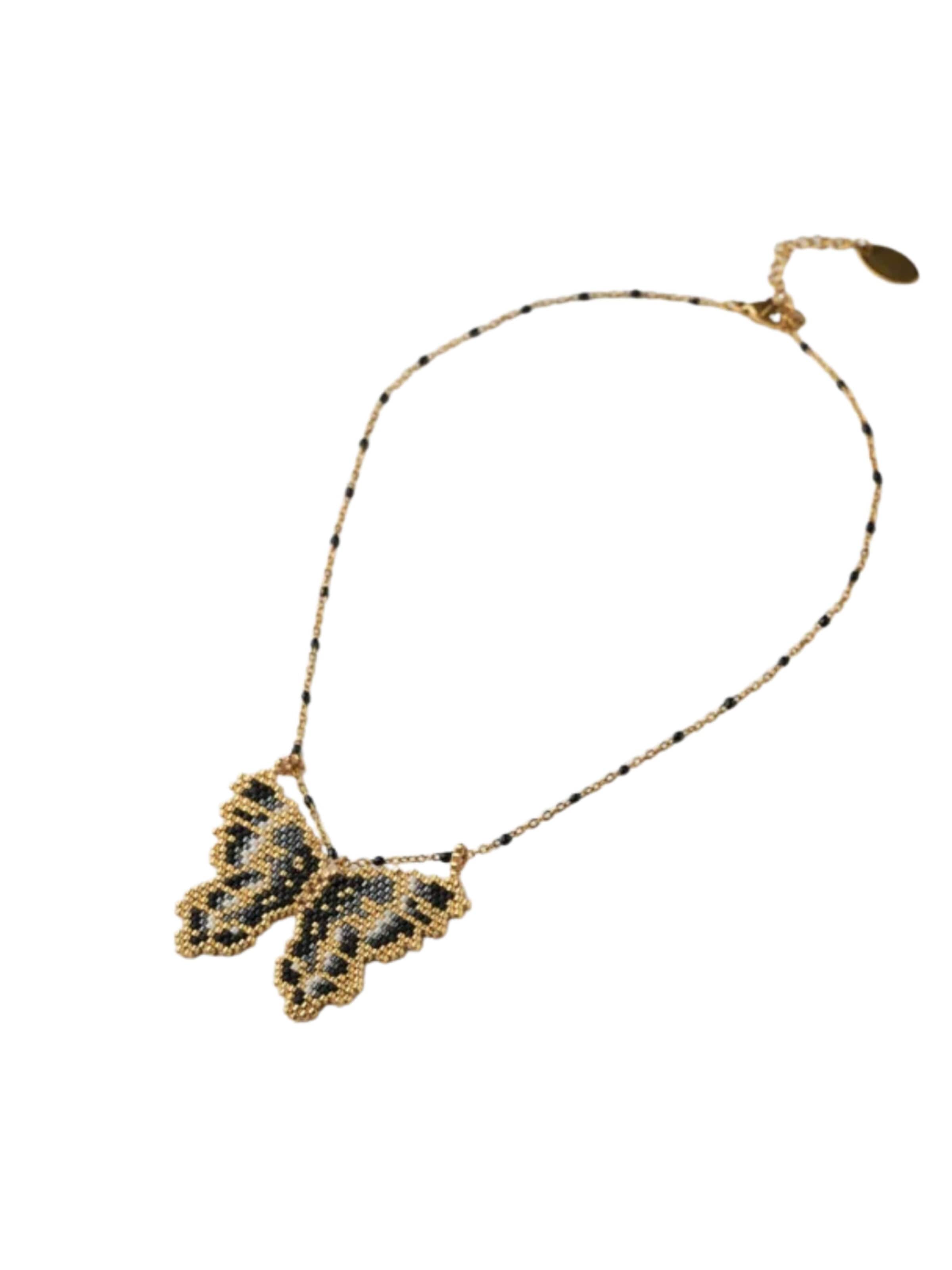 THE GEM STORIES JEWELRY Αλυσίδα σε μπλε: μπροστά