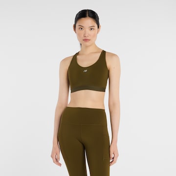 Bustier Soutien-gorge de sport 'NB Essential Run' new balance en vert : devant