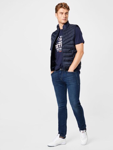 TOM TAILOR DENIM Weste in Blau