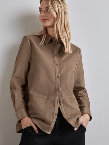 STREET ONE Blouse in Brown: front