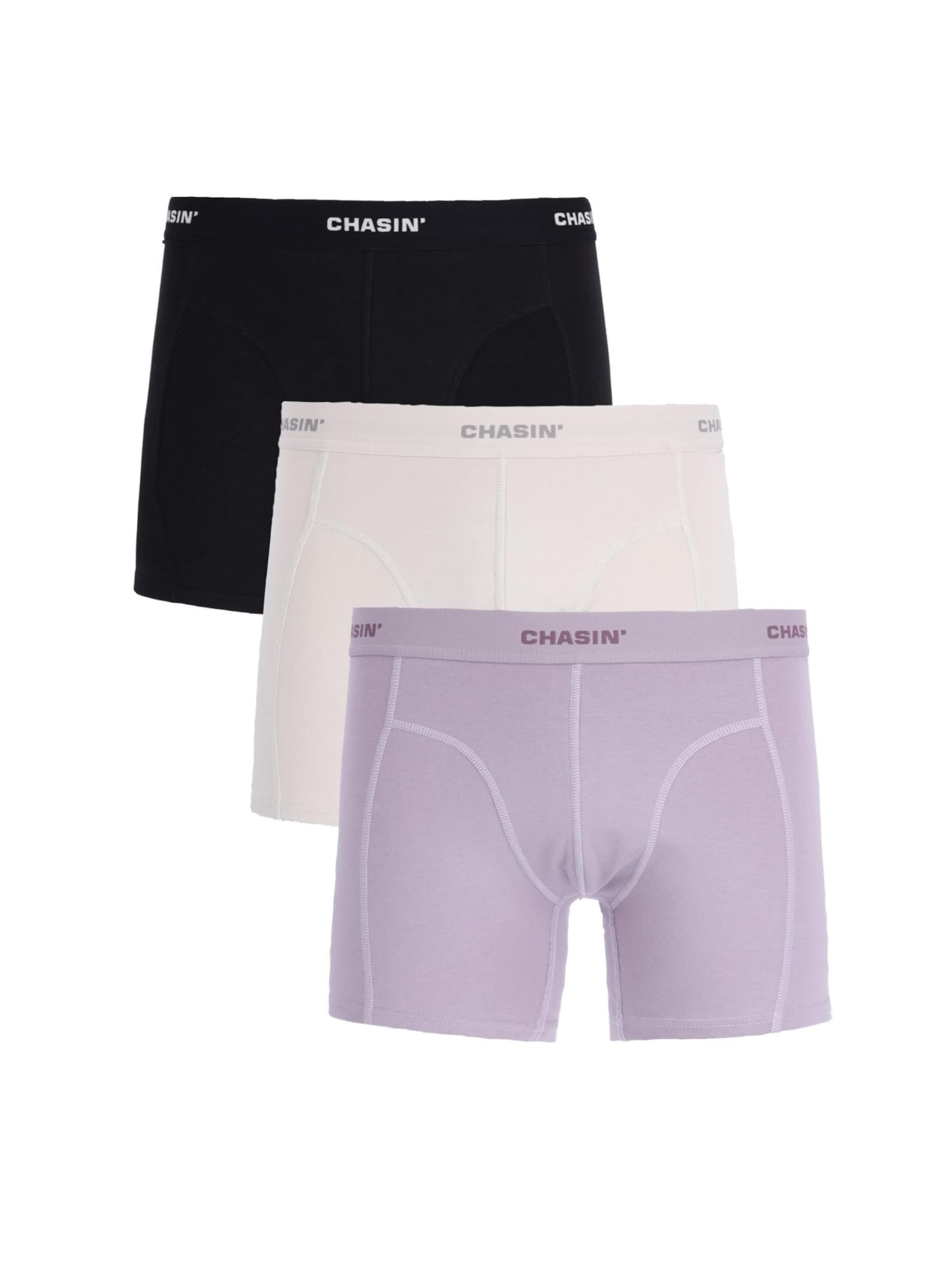 CHASIN' Boxer shorts 'Thrice Minimal' in Purple: front