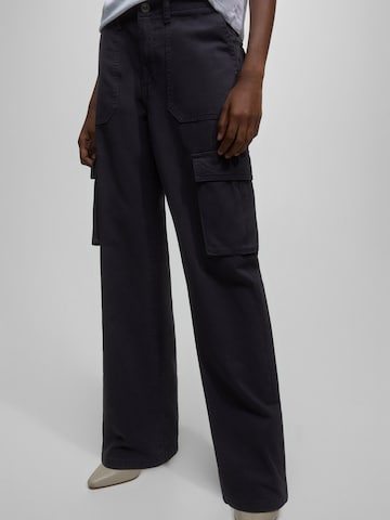 Pull&Bear Wide Leg Jeans in Blau