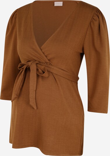 MAMALICIOUS Shirt in de kleur Karamel, Productweergave