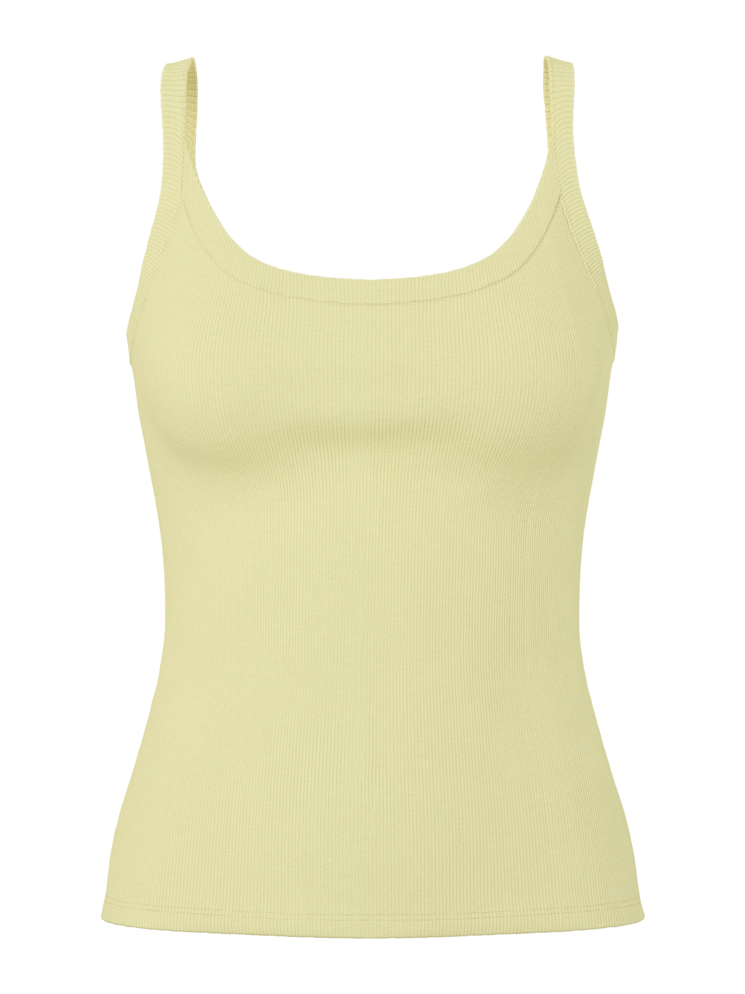 PIECES Top 'PCMay' in Yellow: front