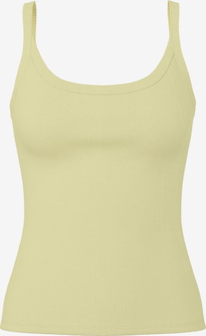 PIECES Top 'PCMay' in Yellow: front