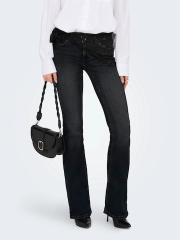 ONLY - Acampanado Vaquero 'ONLBLUSH' en negro: frente