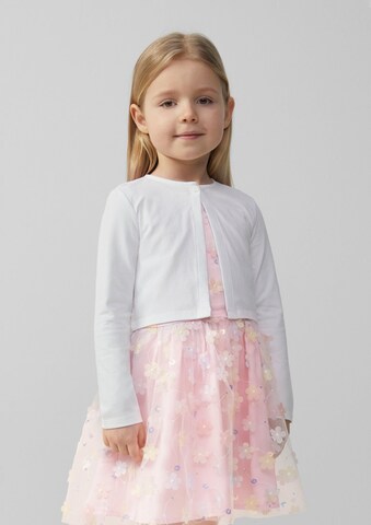 s.Oliver Gebreid vest in Wit: voorkant