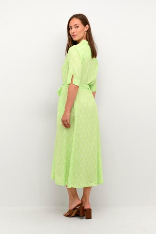 Robe-chemise 'Tiah' Cream en vert