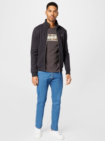 Veste de survêtement Superdry en gris