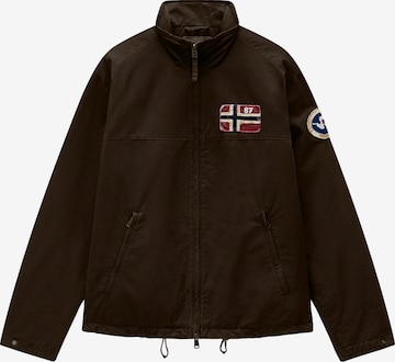 NAPAPIJRI - Chaqueta de entretiempo 'A-ARCHIVE' en marrón: frente