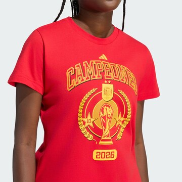 ADIDAS PERFORMANCE - Camiseta funcional ' FEF H WIN26 T W ' en rojo