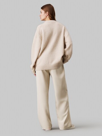 Calvin Klein Jeans Pullover in Beige