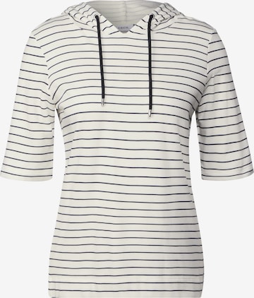 CECIL Sweatshirt in White: front