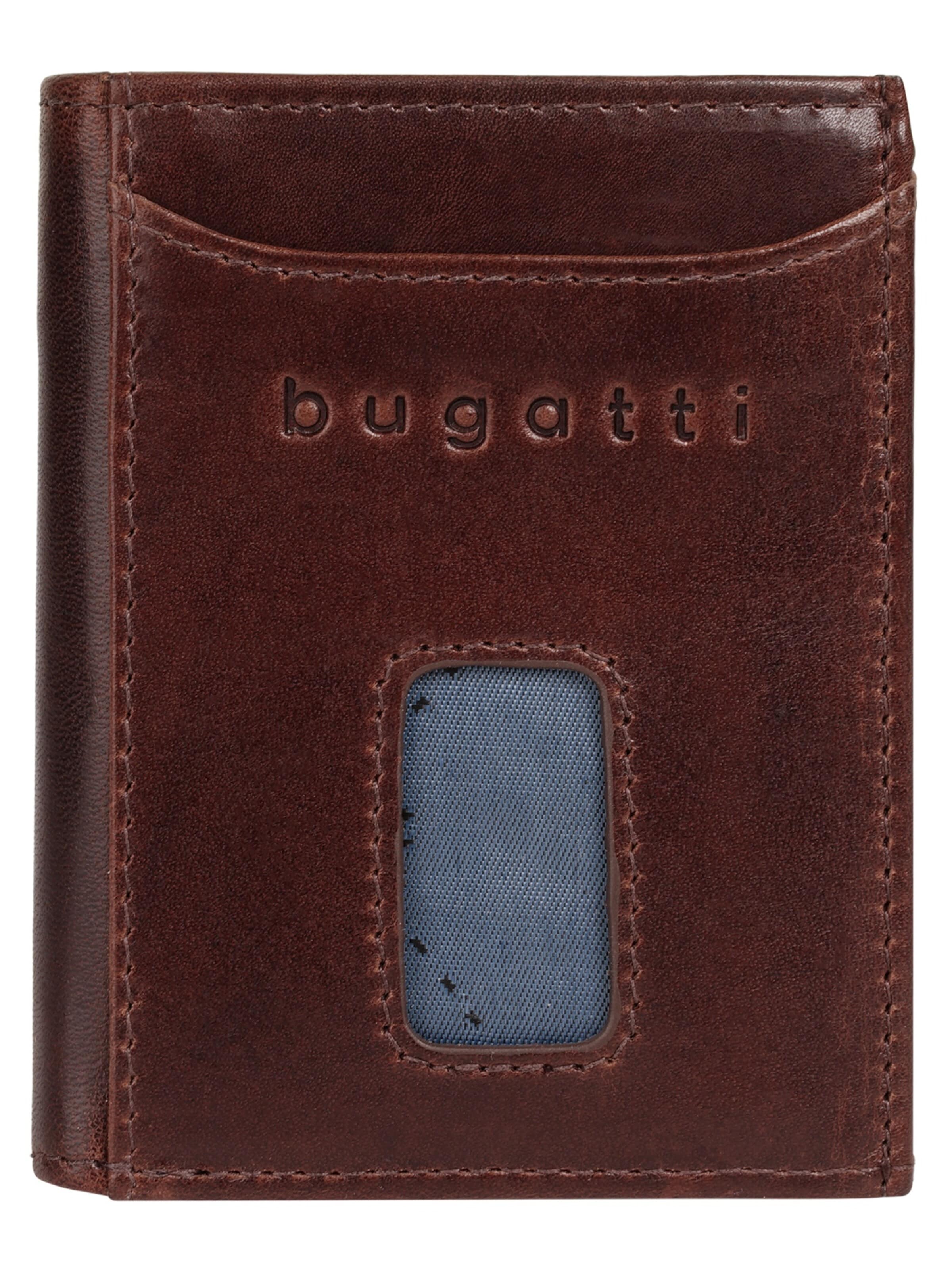 bugatti Portemonnaie 'SECURE SLIM'‌‌‌‌‌‌‌ in Braun: Vorderseite
