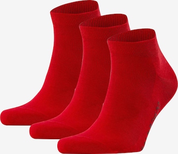 FALKE Athletic Socks in Red: front