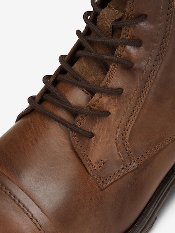 Bottines à lacets 'Russel' JACK & JONES en marron