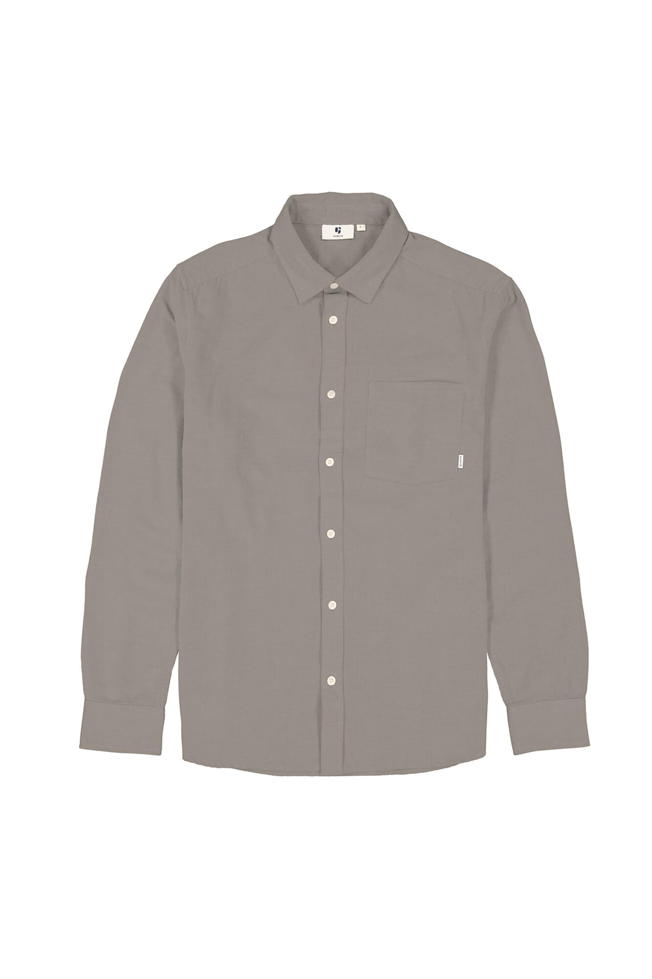 Coupe regular Chemise GARCIA en marron : devant
