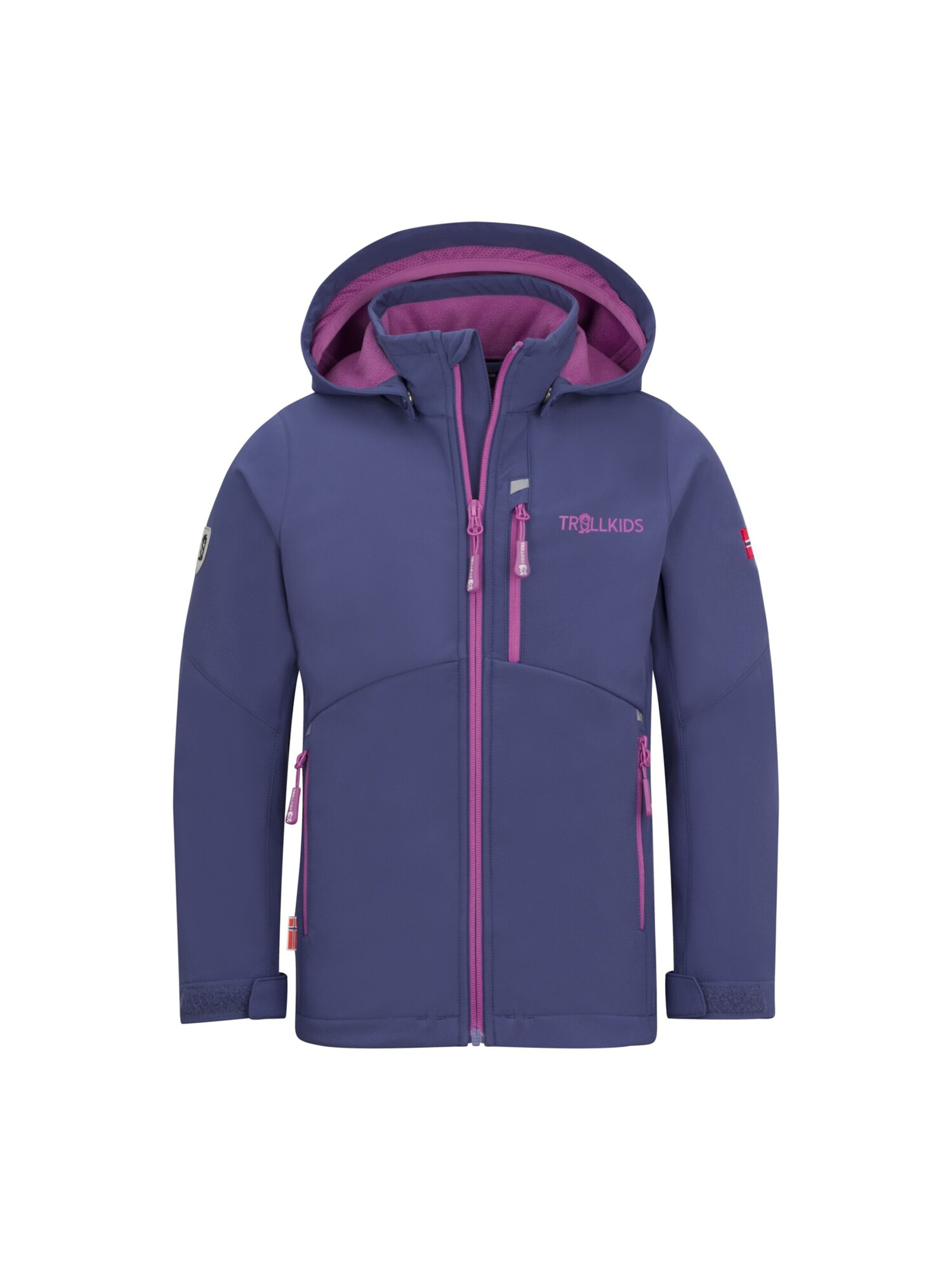 TROLLKIDS Outdoor jacket in Purple: front
