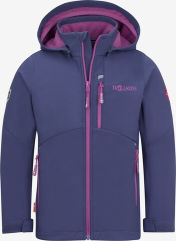 TROLLKIDS Outdoor jacket in Purple: front