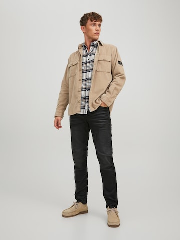 JACK & JONES Regular fit Overhemd 'Walter' in Zwart