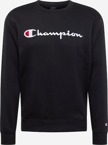 Champion Authentic Athletic Apparel Athletic Sweatshirt 'Classic' in Black: front