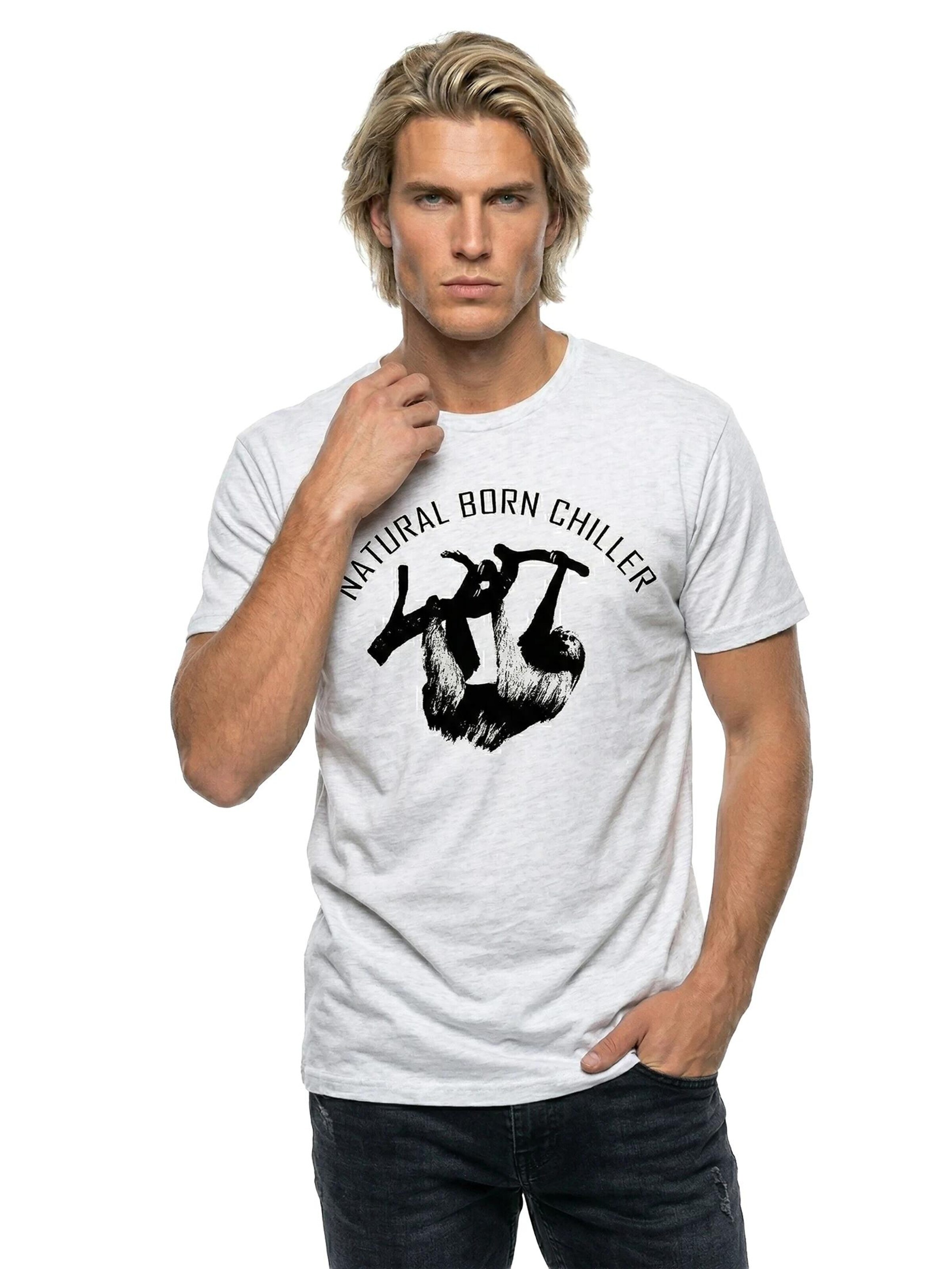 MAKAYA Shirt 'BornChiller' in White