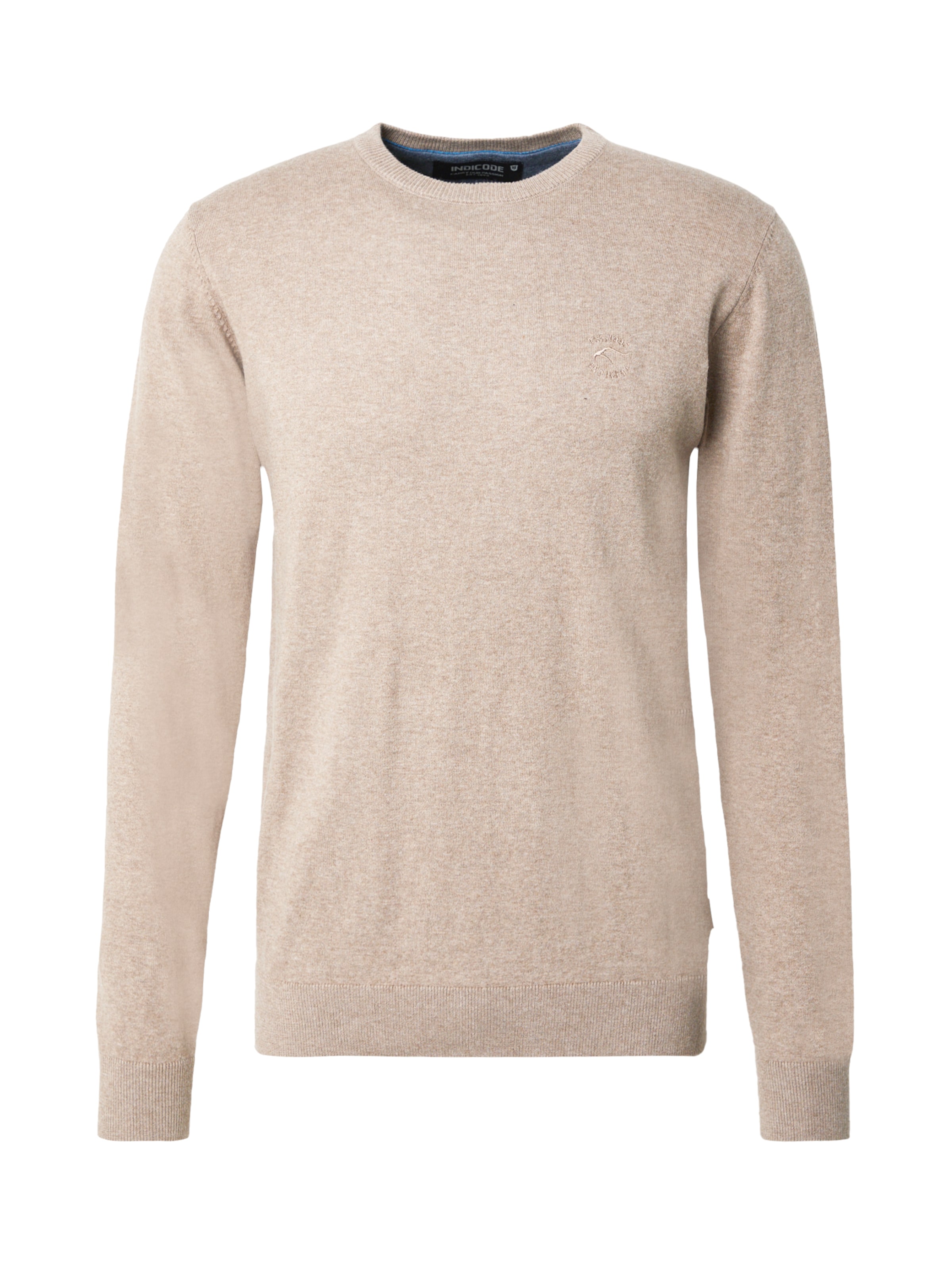 INDICODE JEANS - Jersey 'Wildman' en beige: frente