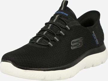 SKECHERS Slip-Ons in Black: front