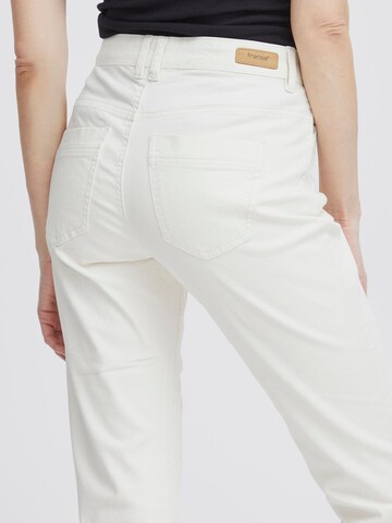 Fransa Slimfit Broek in Wit