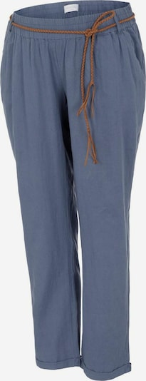 Mamalicious Curve Pantalon en bleu fumé / marron, Vue avec produit