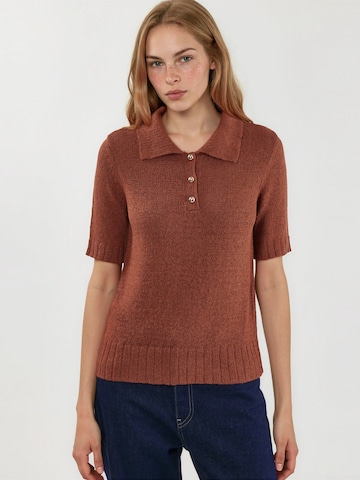 Hiccup - Pullover em castanho: frente