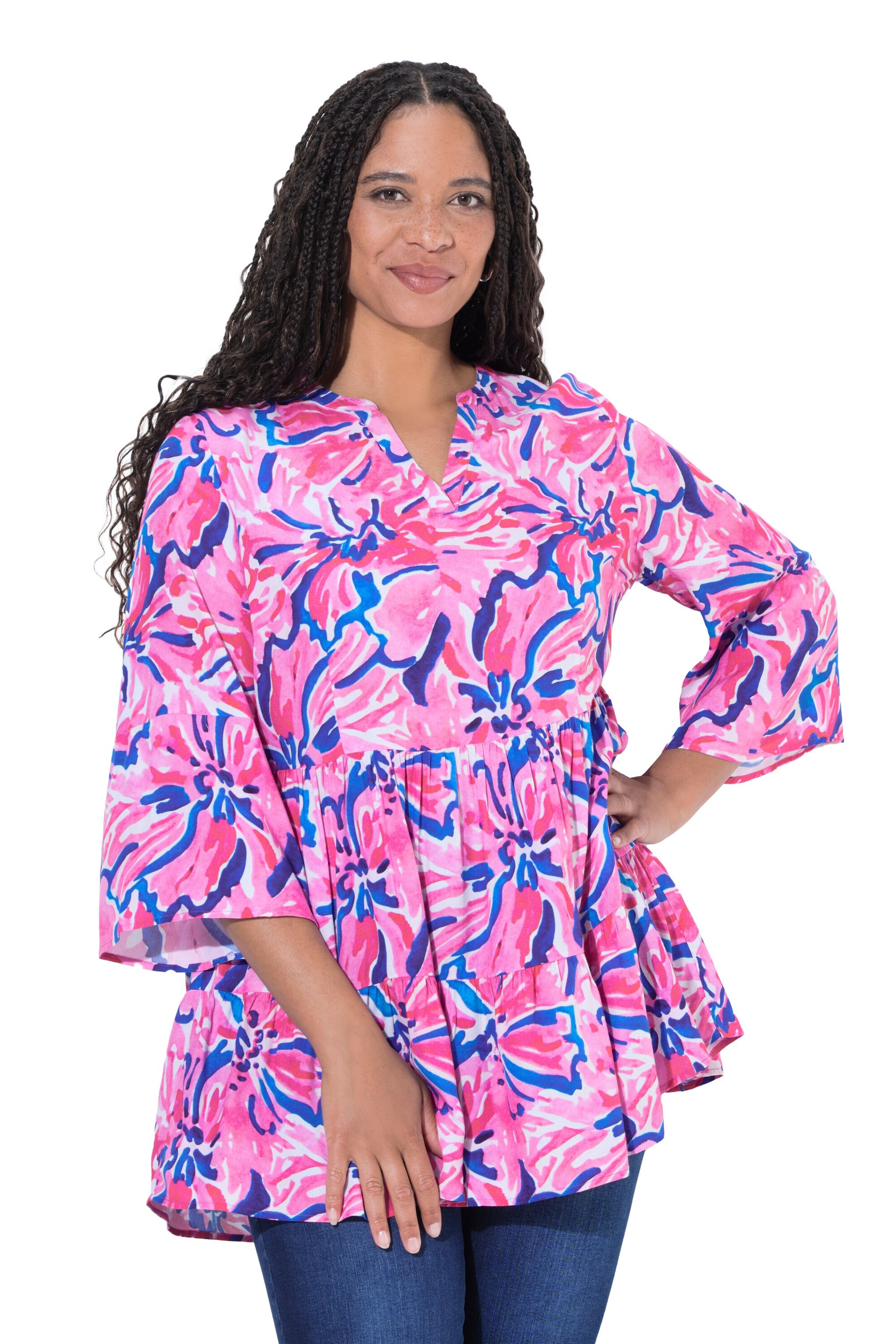 Angel of Style Tunic in Mixed colours: front