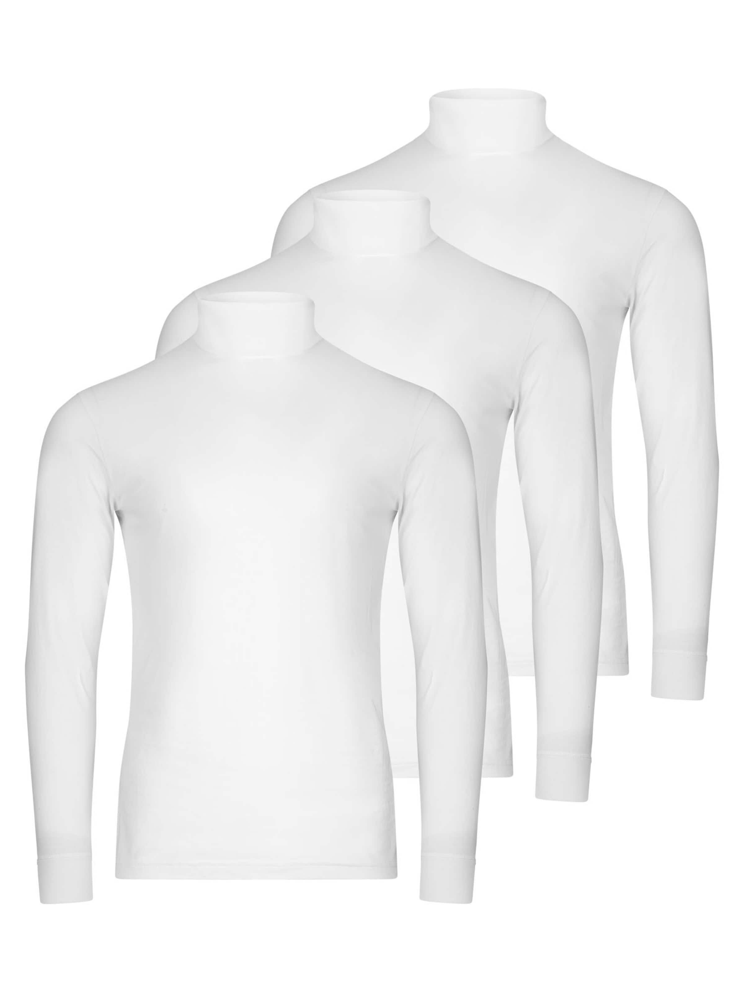 Ragman Shirt 'Basic' in White: front