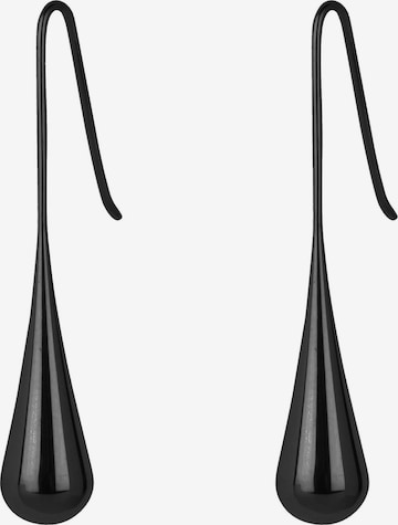 Boucles d'oreilles 'Earrings Titanium' Chic by Lirette en noir : devant