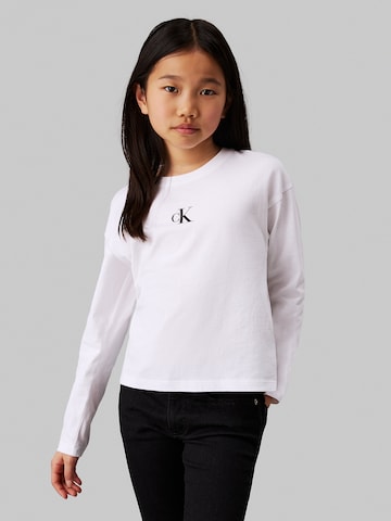 Calvin Klein Jeans Shirt in White: front