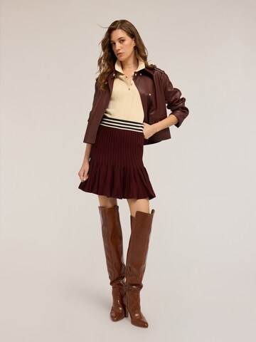 MOTIVI Skirt in Brown